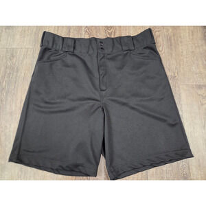 Smitty Vintage Mens XL Shortie Black 1980s 1990s Coach Shorts 36-37" Waist